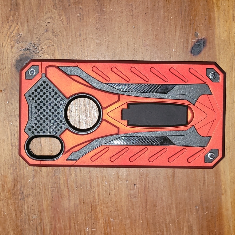 KITOO iPhone X/XS Red Hybrid Shockproof Heavy Duty Case